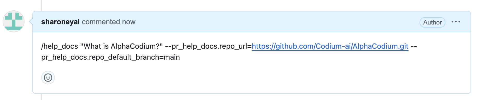 help_docs on the documentation of another repository
